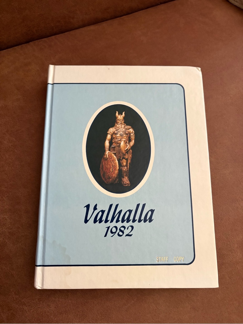 1982 Valhalla Yearbook.  Airline High School in Bossier City, LA